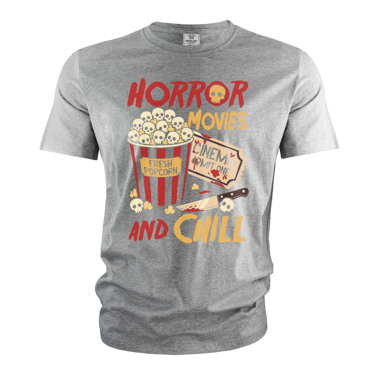 Horror Movies and Chill Shirt Scary Movie Night Halloween product image 5