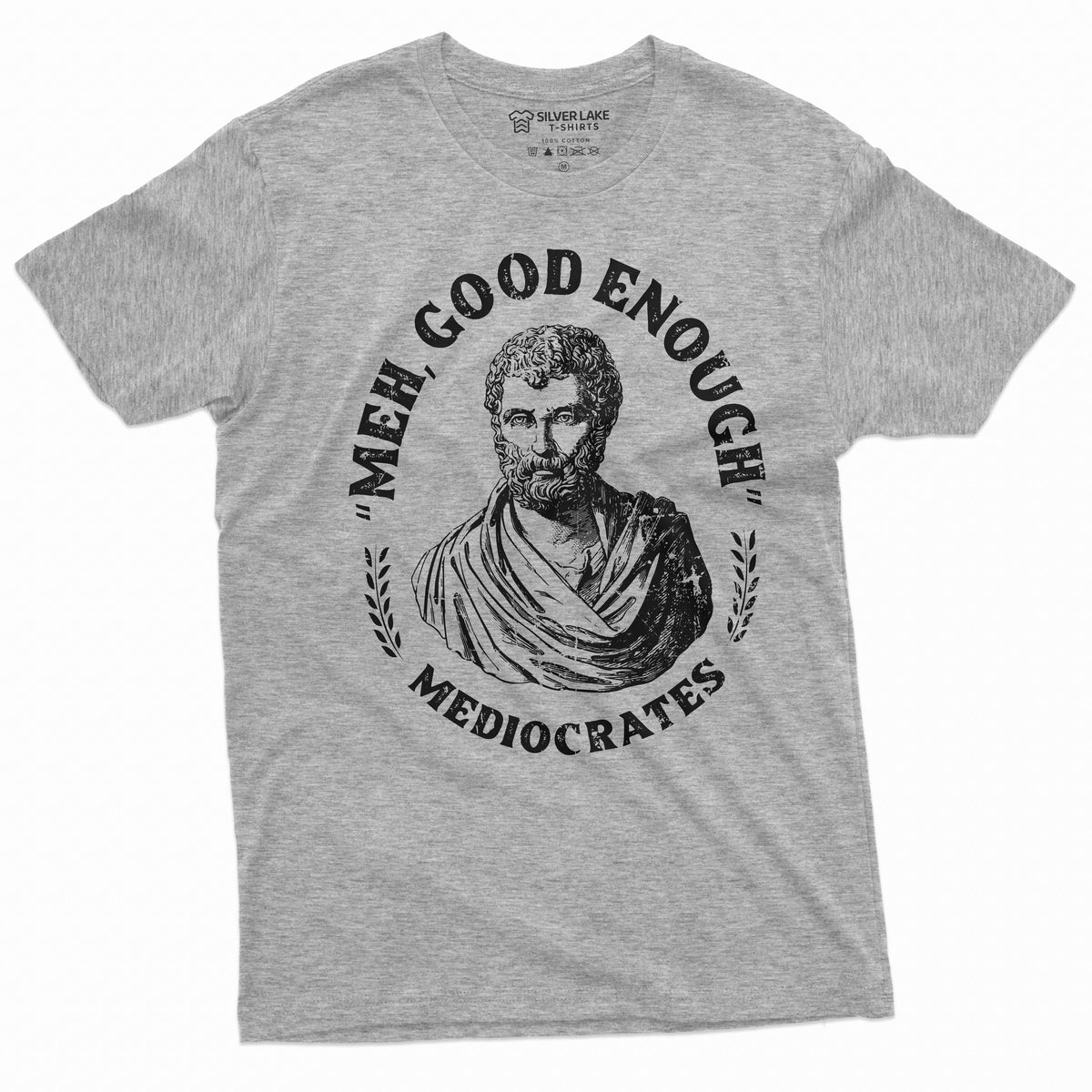 Men's Funny T-shirt Mediocrates meh good enough History product image 1
