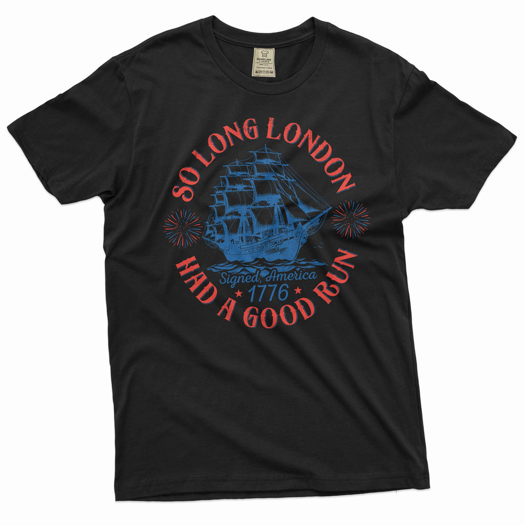 Funny 4th of July Tee shirt Long had a good run product image 1