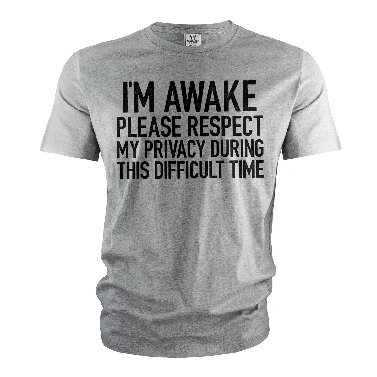 Men's Graphic T-Shirt: "I'm Awake Please Respect My product image 5