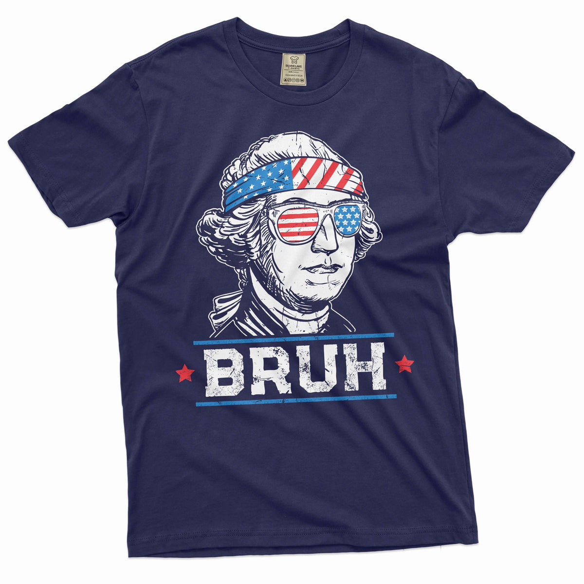 Men's 4th Funny Washington T-shirt George bruh USA product image 3