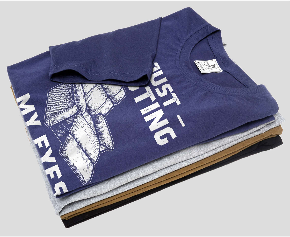 Men's funny father's day Just resting my eyes T-shirt product image 6