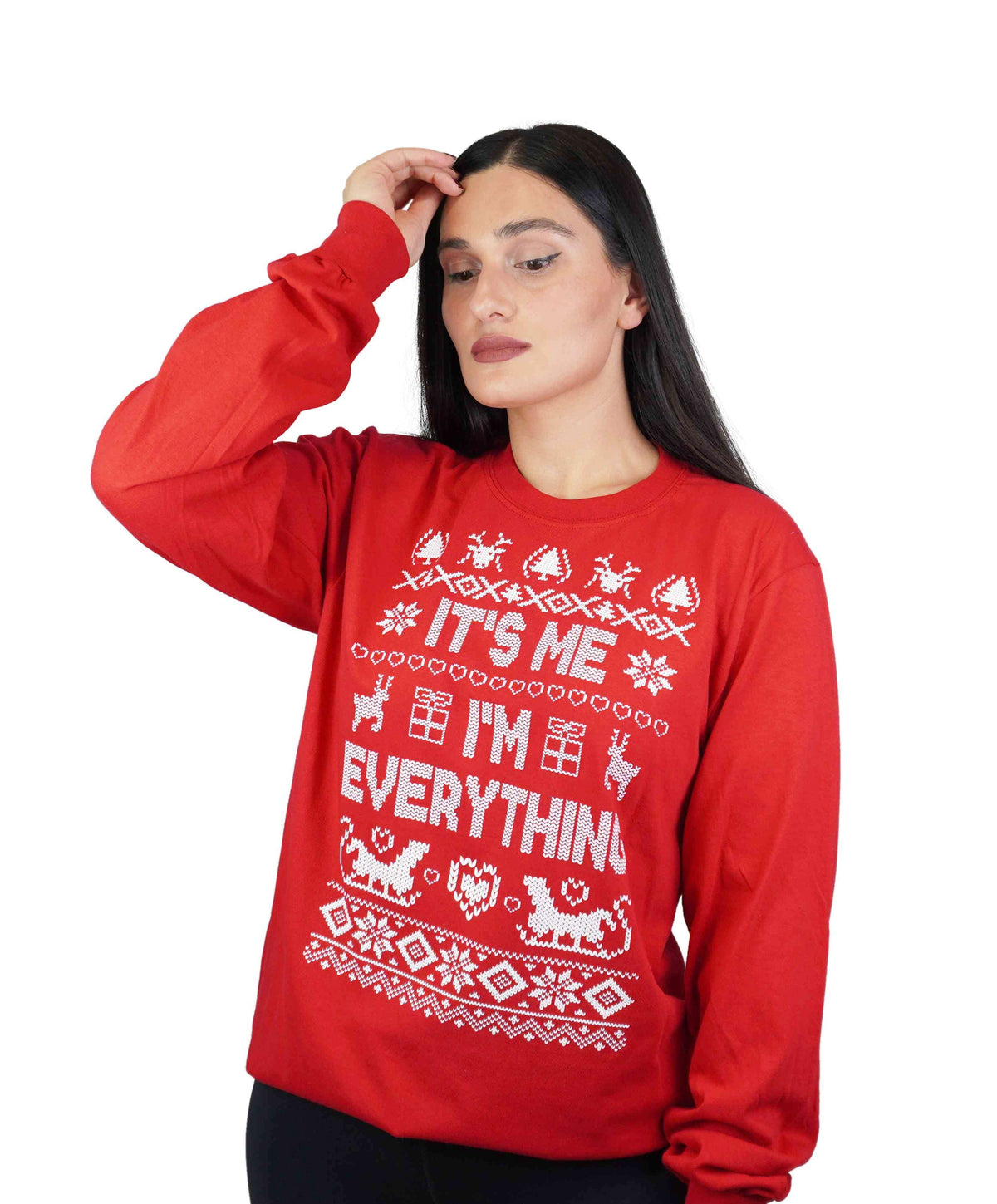 Christmas matching long sleeve green red shirts I have product image 4