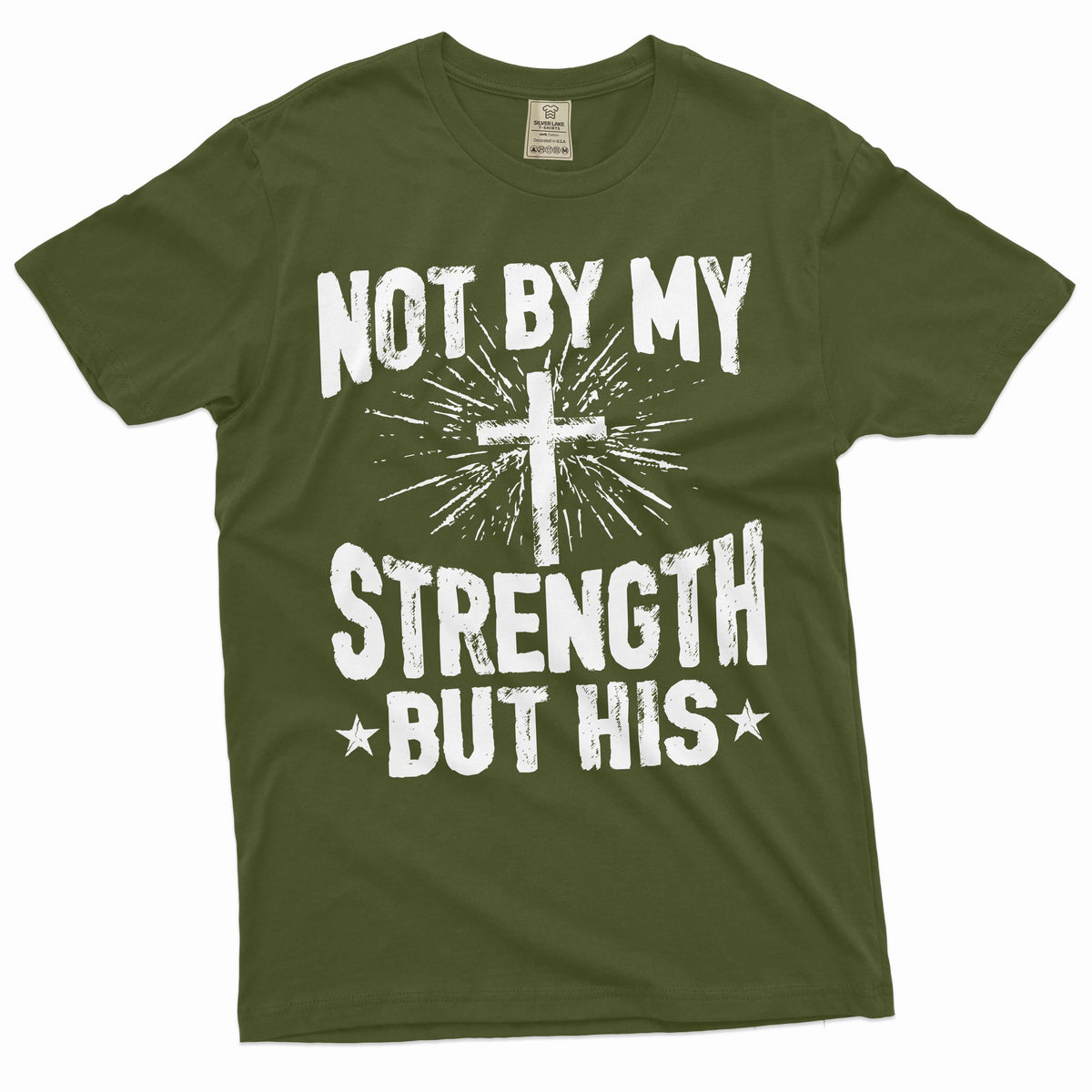 Jesus T-Shirt Not My Strength But His Christian Gifts God product image 4