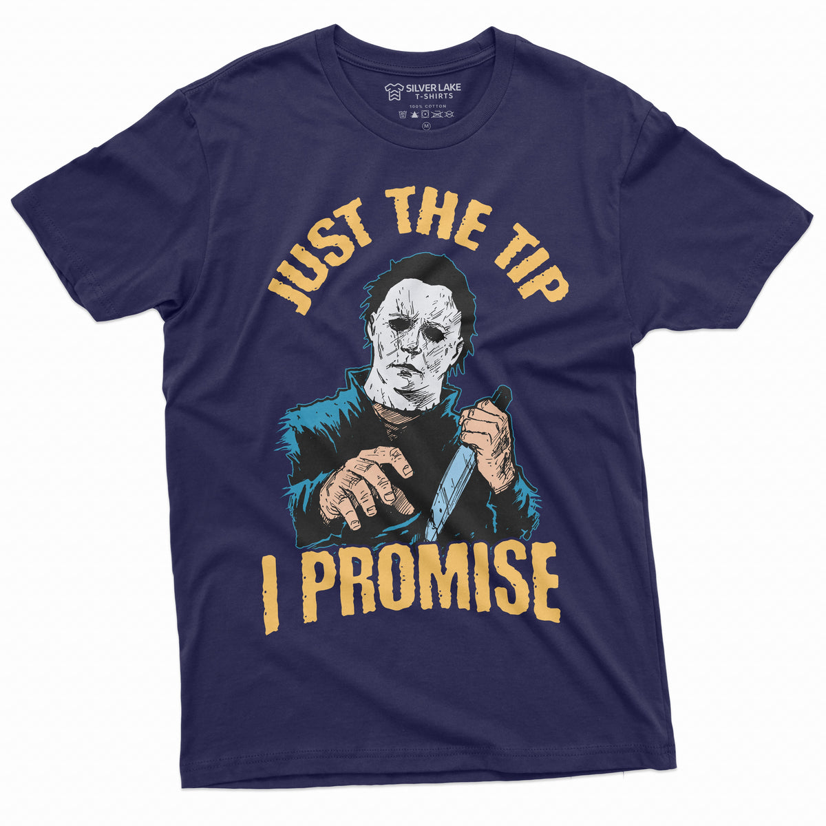 Horror Movie Halloween T-shirt Just the Tip I promise Knife product image 9