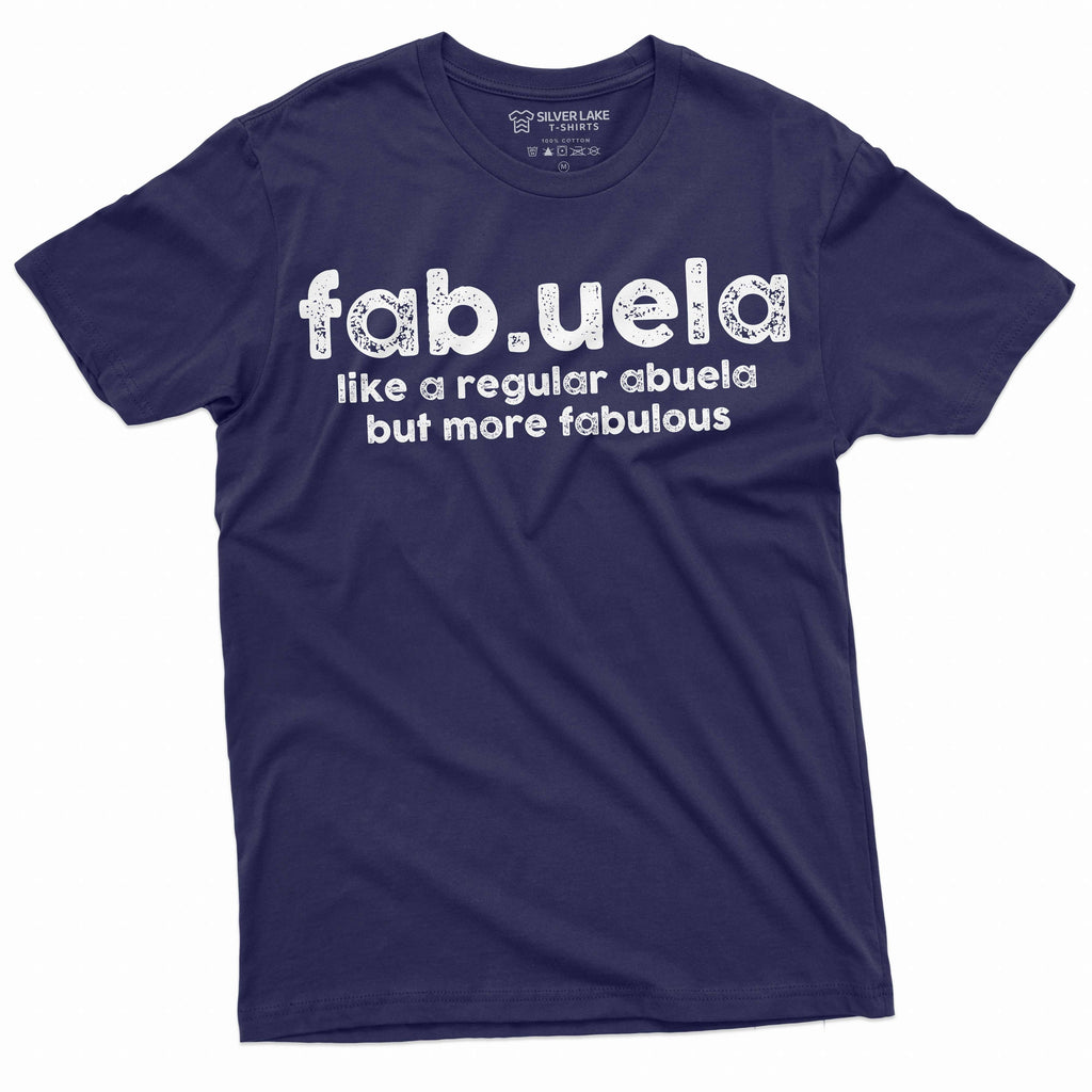 Fabuela Grandmother Grandma nana tee shirt Abuela Birthday product image 3
