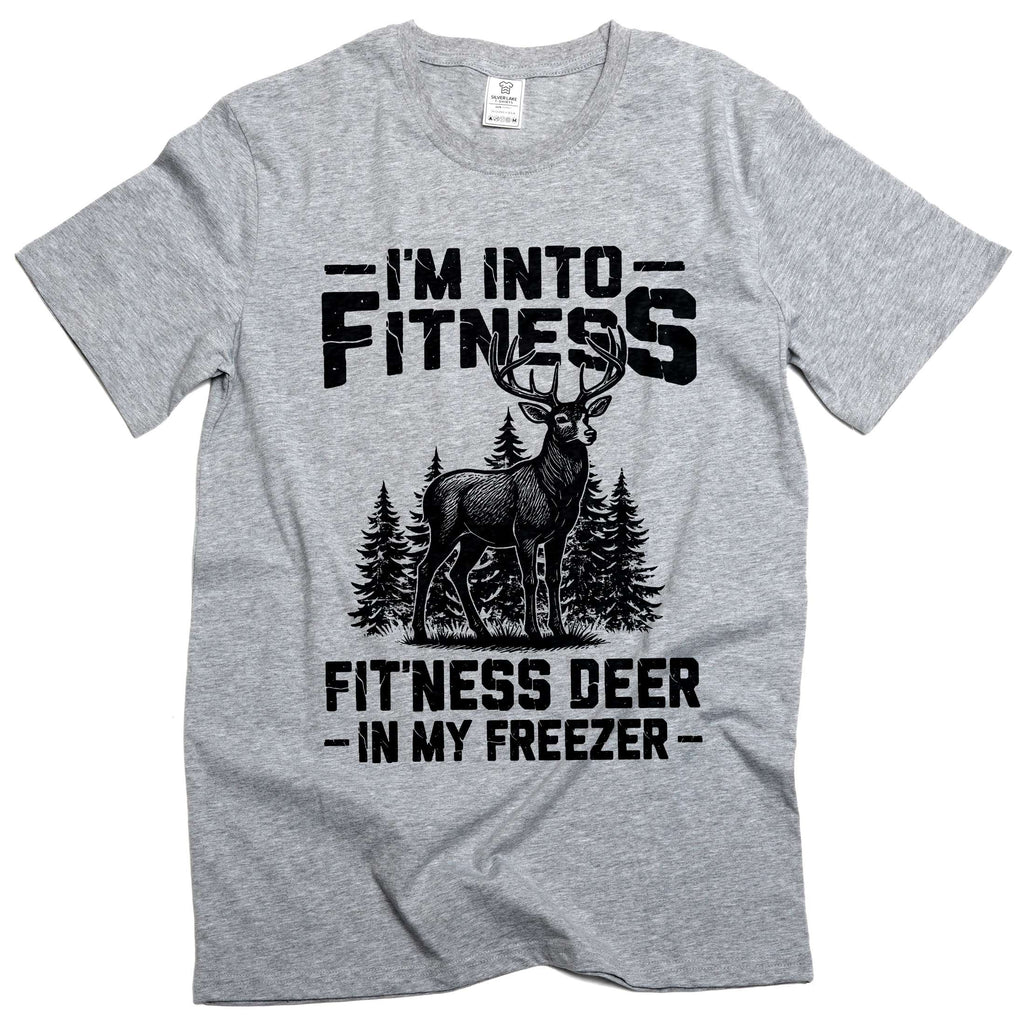 Men's Funny fitness deer in my freezer T-shirt hunter product image 5