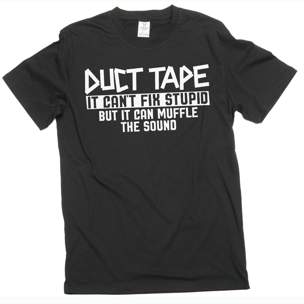 Funny Duct Tape T-Shirt Humor Humorous Joke T-Shirts product image 1