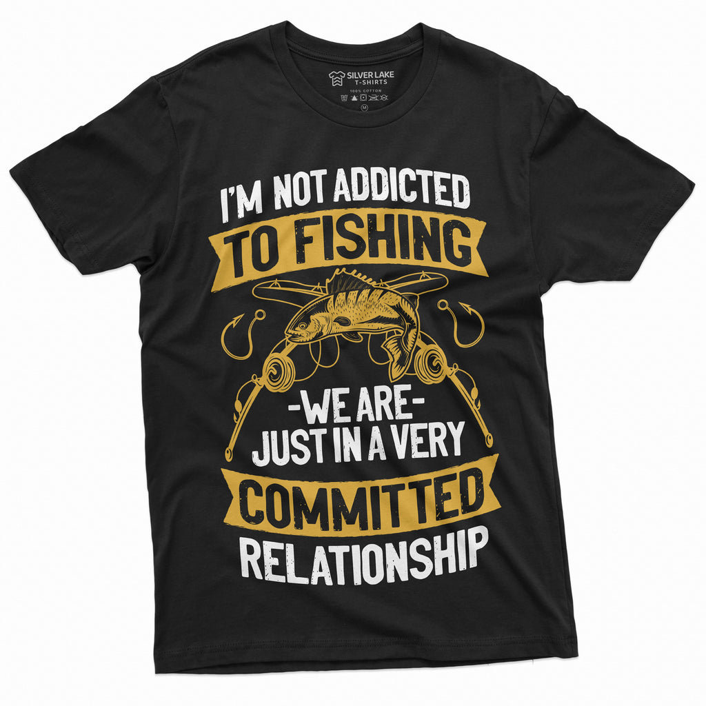 Men's Funny Fishing T-shirt Addicted to Grandpa Dad husband product image 10