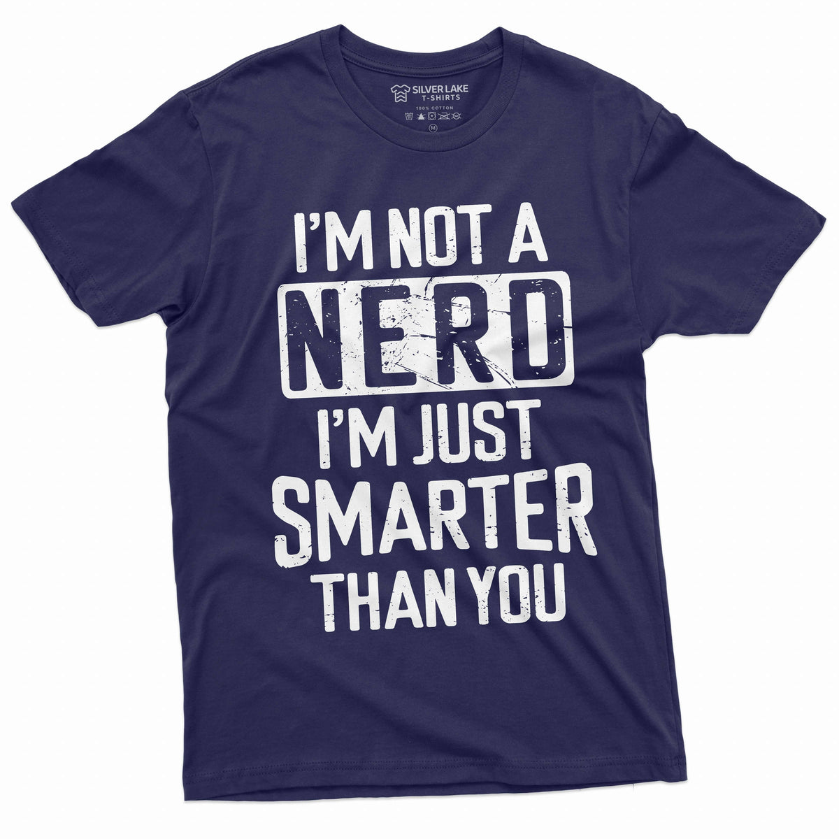 Men's Funny Nerd T-shirt Smart person saying humorous tee product image 3