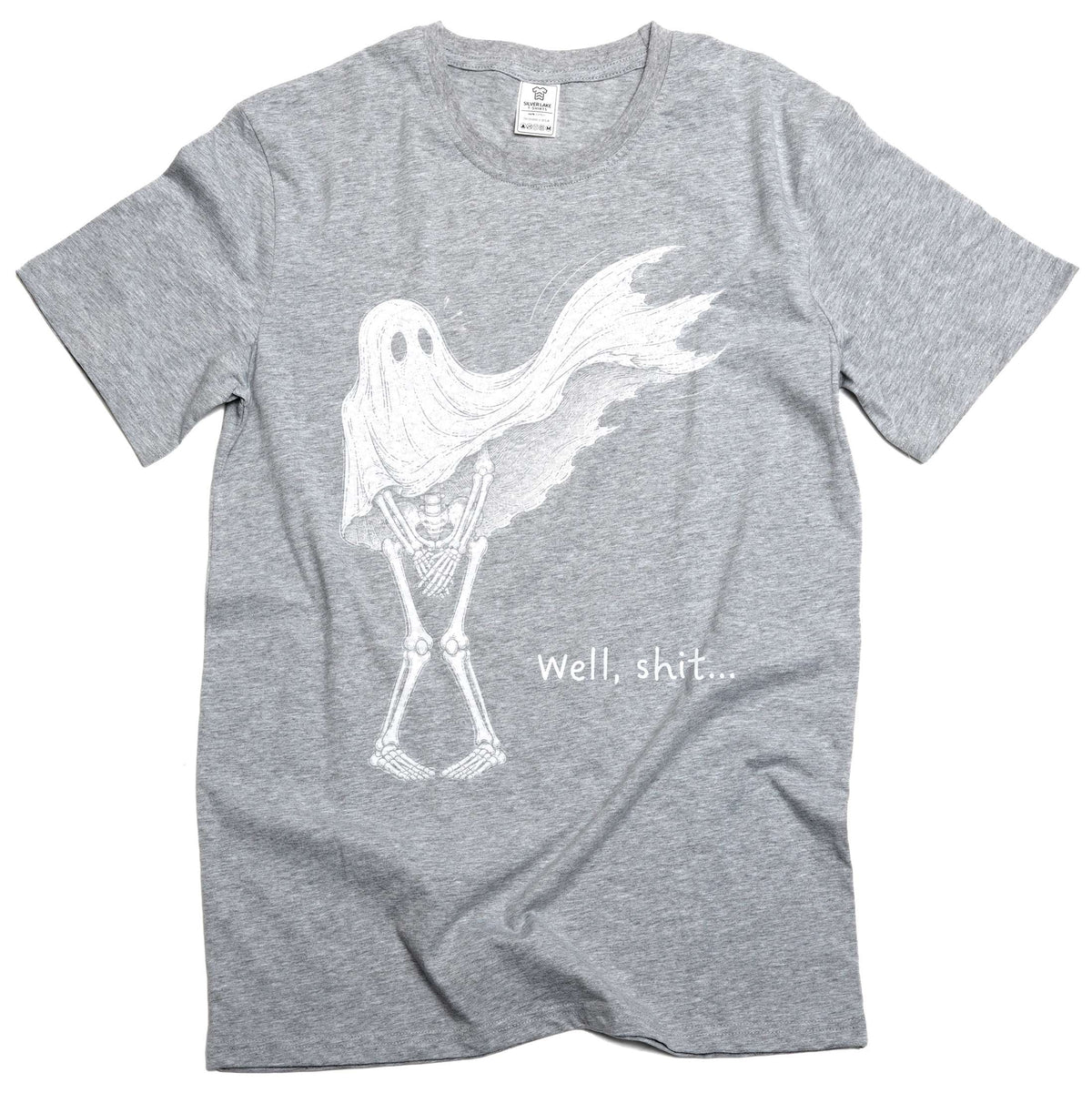 Funny Ghost Skeleton Shirt Dark Humor Halloween Spooky product image 5
