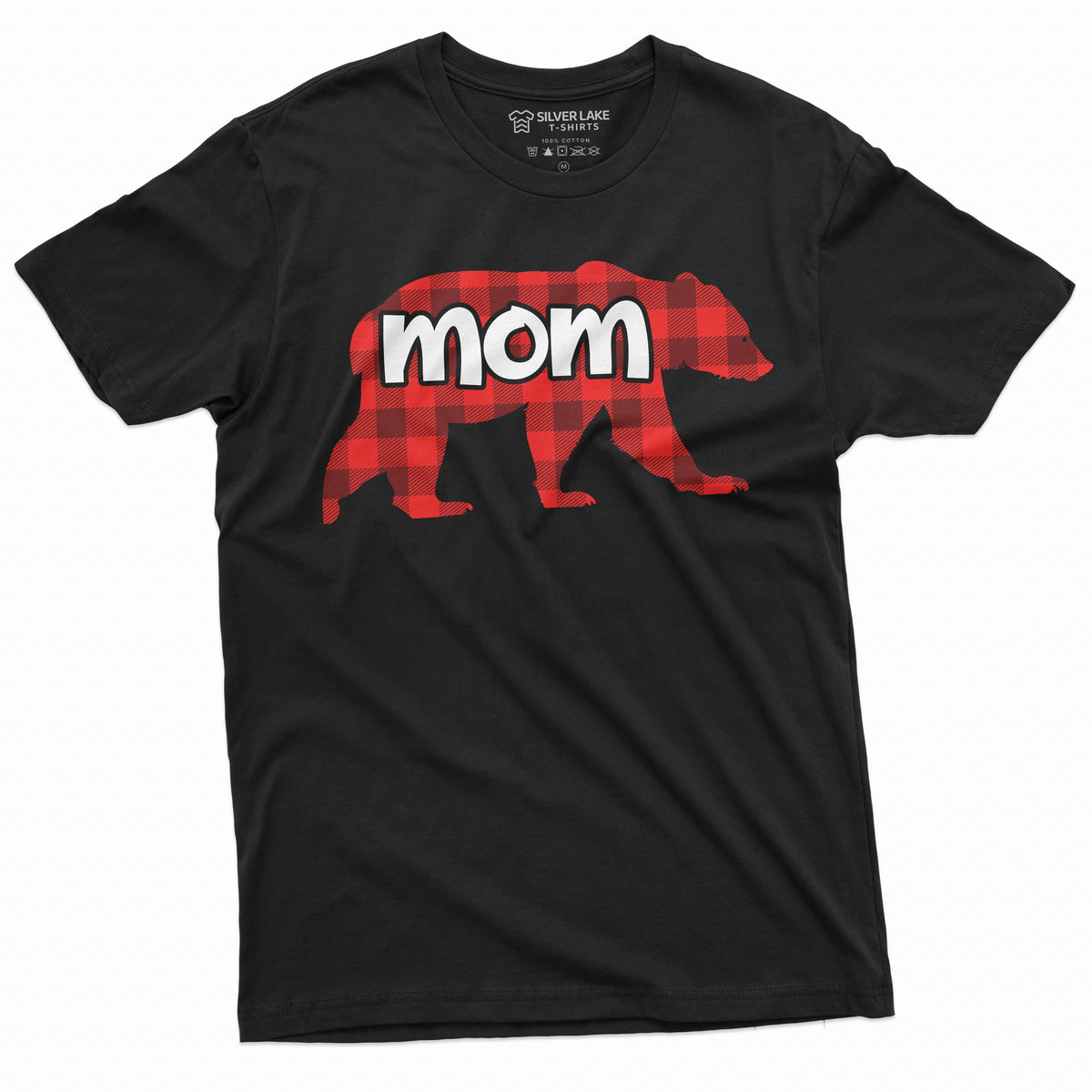 Mom T-shirt Mother Bear With Pijamas Mother's Day Mama Tee product image 5
