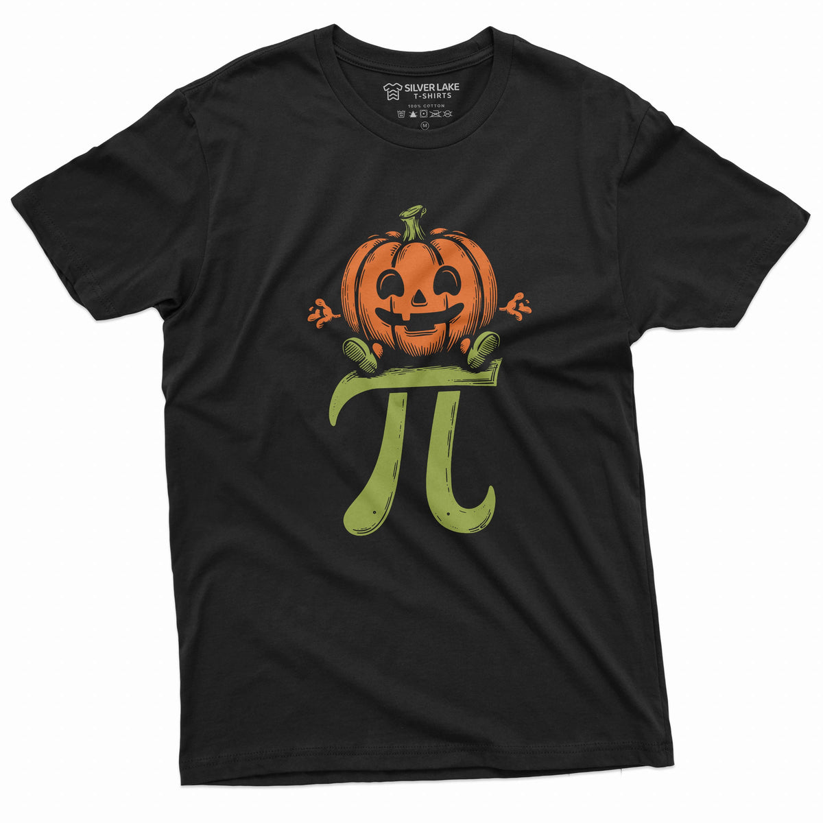 Halloween Funny Pumpkin T-shirt Pi Pie costume Tee shirt product image 1