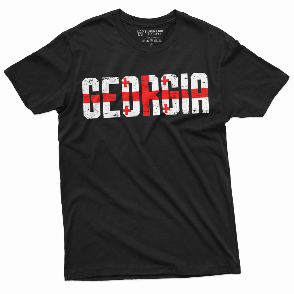Men's Georgia Shirt Sakartvelo T-Shirt Georgian Gifts product image 1