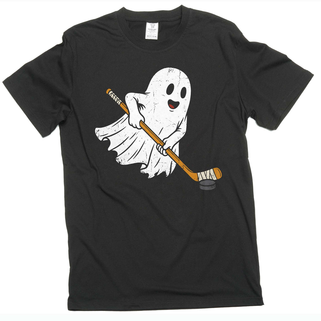 Ghost Hockey Shirt Funny Halloween Ice Player Puck Sports product image 1