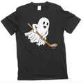 Ghost Hockey Shirt Funny Halloween Ice Player Puck Sports product image 1