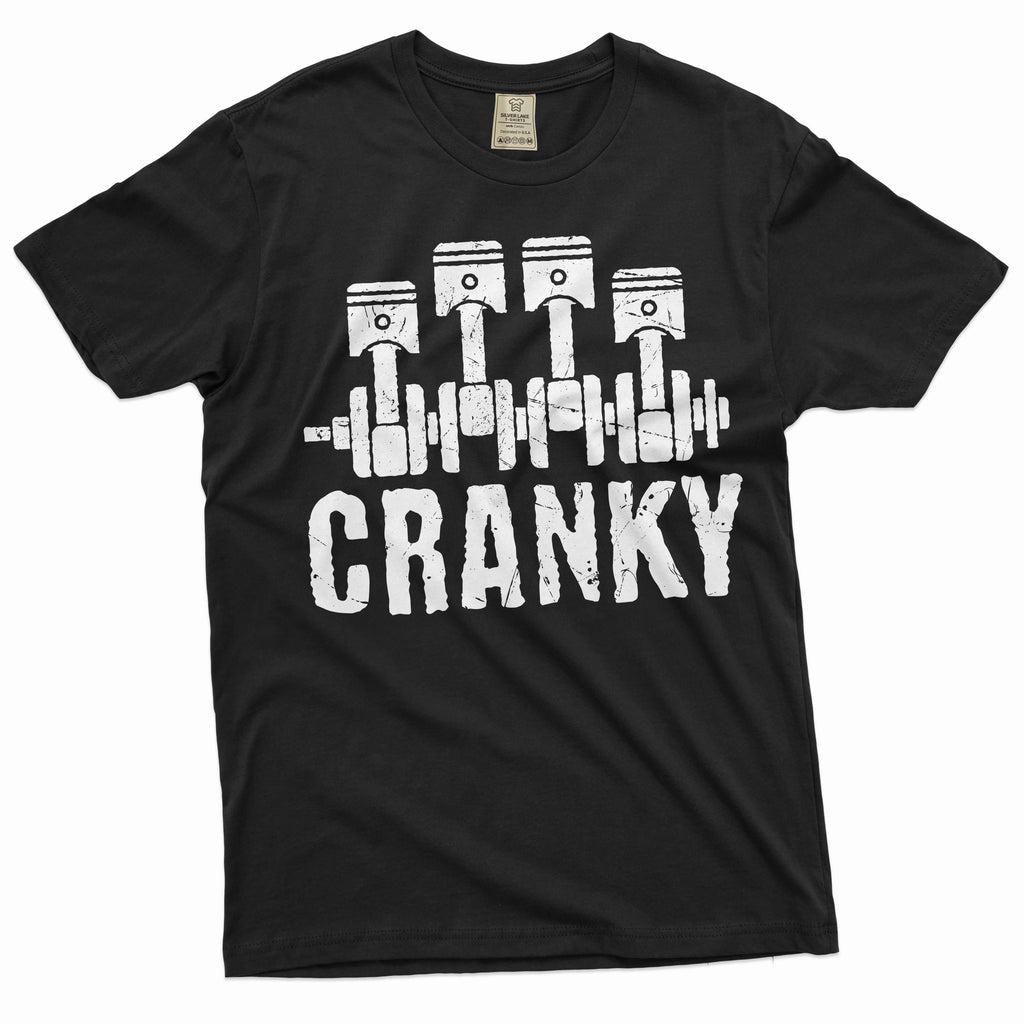 Men's funny Mechanic Tee Cranky Shirt Car Engine Dad product image 3
