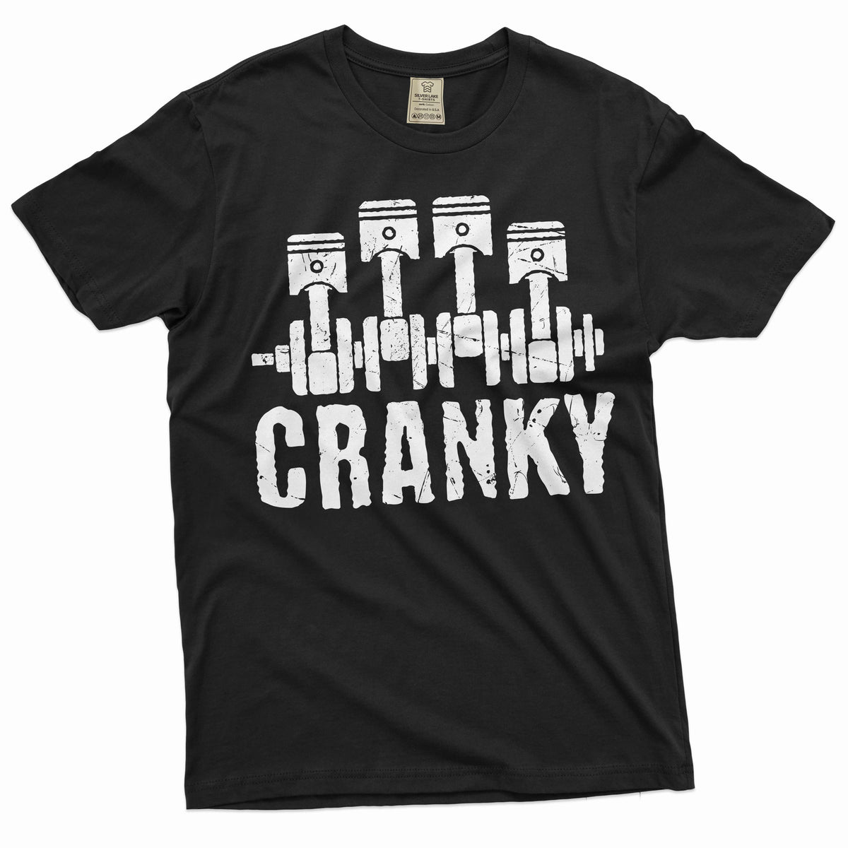 Men's funny Mechanic Tee Cranky Shirt Car Engine Dad product image 3