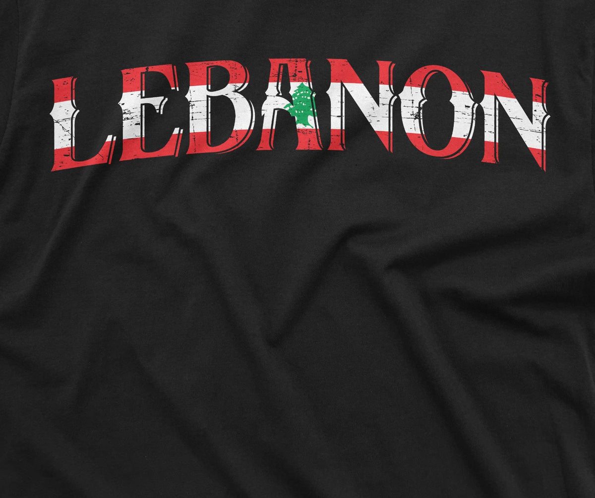 Men's Lebanon T-shirt flag coat of arms country nation tee product image 2