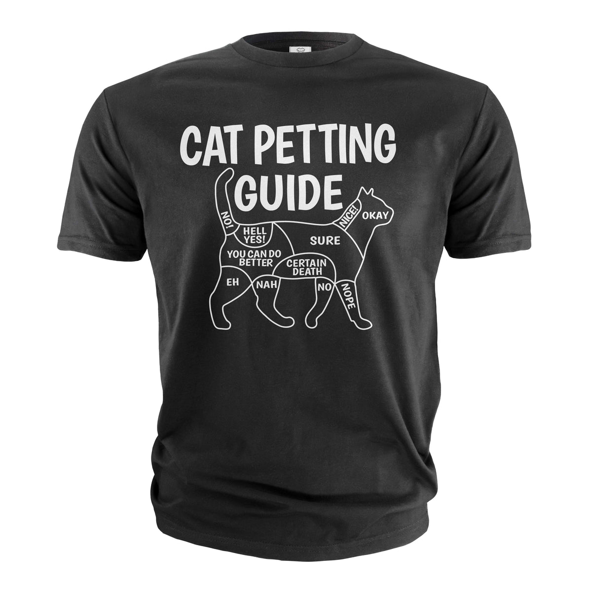 Funny cat petting guide T-shirt lover Pet tee shirt person product image 1