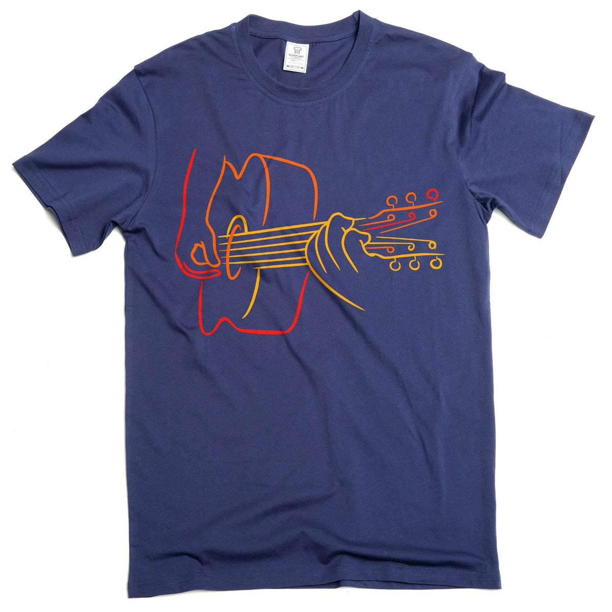 Men's Guitarist T-shirt Guitar Player Music 3D creative tee product image 3
